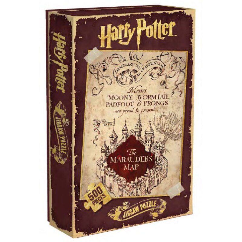 Harry Potter Puzzhp04 carte du maraudeur, puzzle, carte du maraudeur, 500  pièces