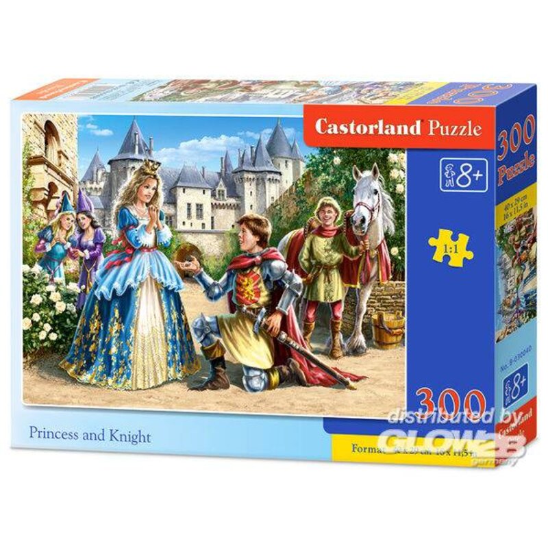 Princesse et chevalier, puzzle 300 pièces
