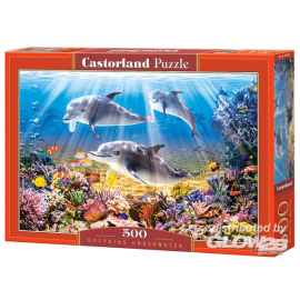 Dolphins Underwater, Puzzle 500 pièces