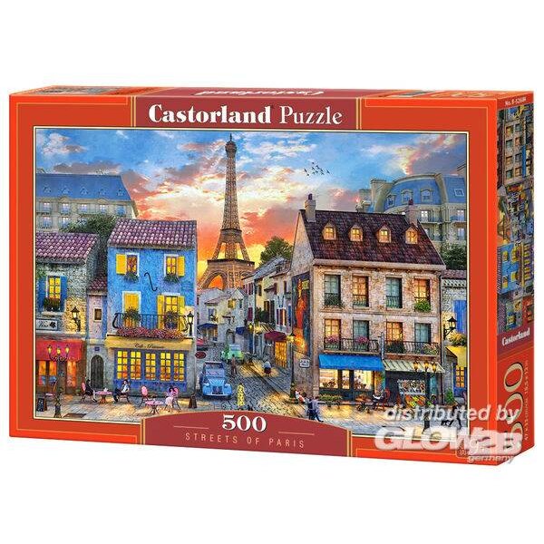 Puzzle 1000 pièces : Une romantique balade dans Paris - Castorland - Rue  des Puzzles