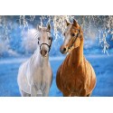 Puzzle Les chevaux d'hiver