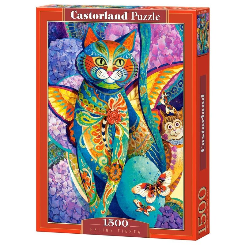 Puzzle Castorland Feline Fiesta, puzzle 1500 parties