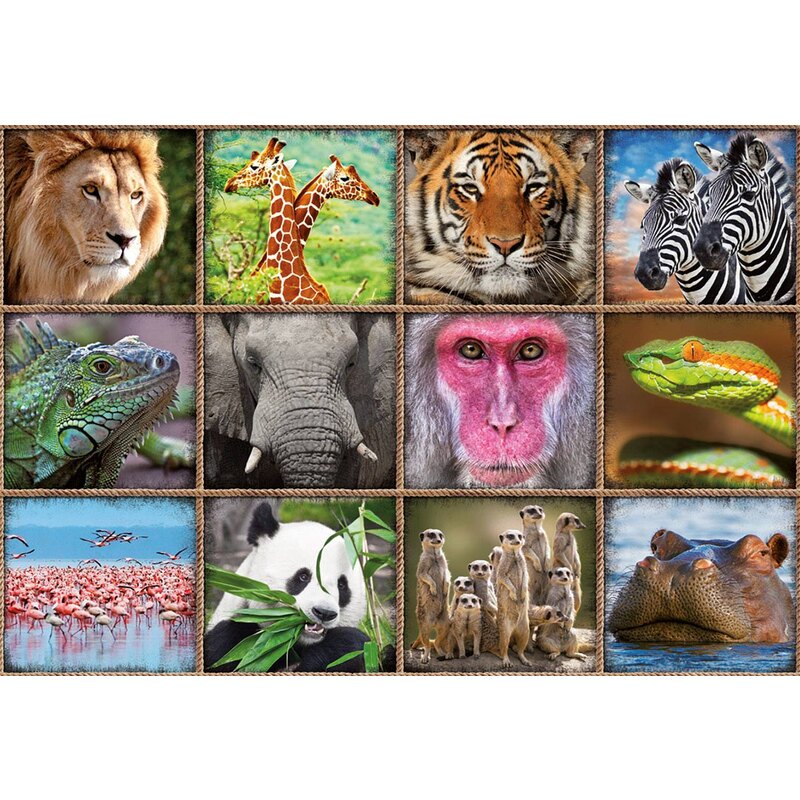 Puzzle d'animaux sauvages - 6745-A