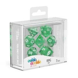 Oakie Doakie Dice dés RPG-Set Speckled - Vert (7)