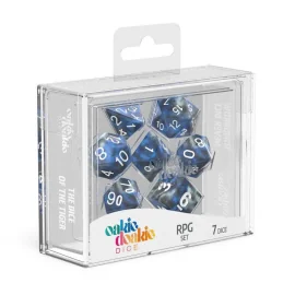 Oakie Doakie Dice dés RPG-Set Gemidice - Liquid Steel (7)