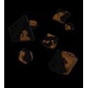 Oakie Doakie Dice dés RPG-Set Glow in the Dark - Lava (7)