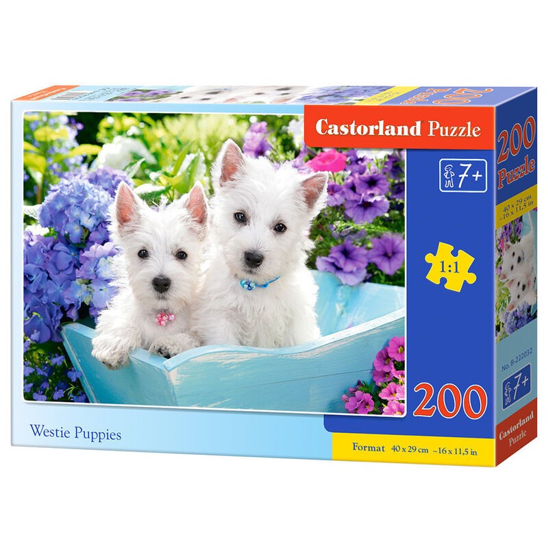 Westie Puppies, Puzzle 200 Teiles