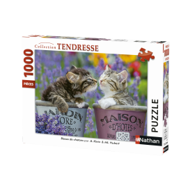 Puzzle N 1000 p - Bisous de chatons