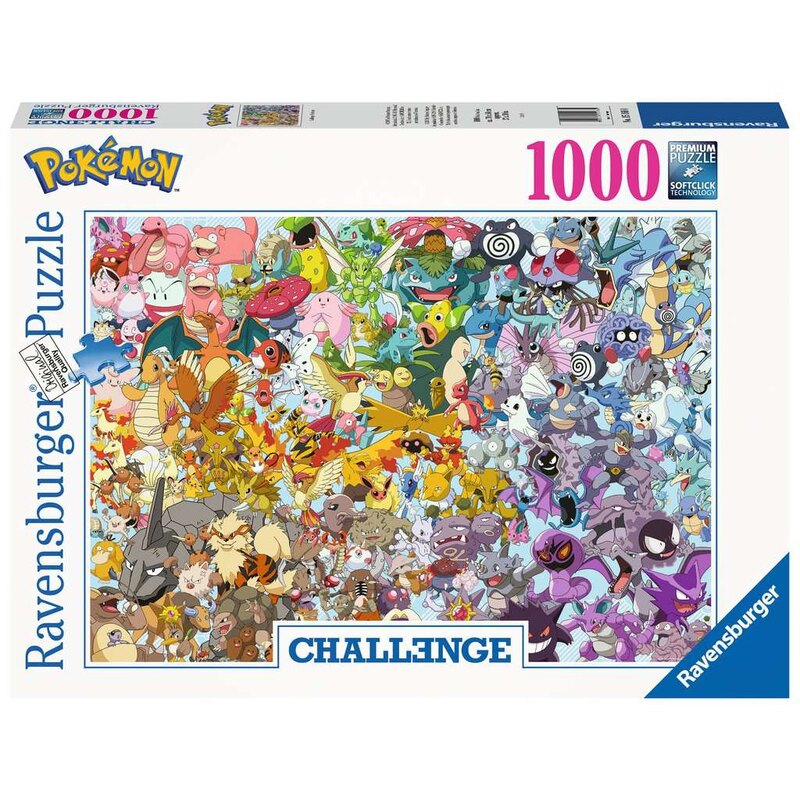 Puzzle Ravensburger Puzzle 1000 p - Pokémon avec 1001puzzles (Réf.-151660)