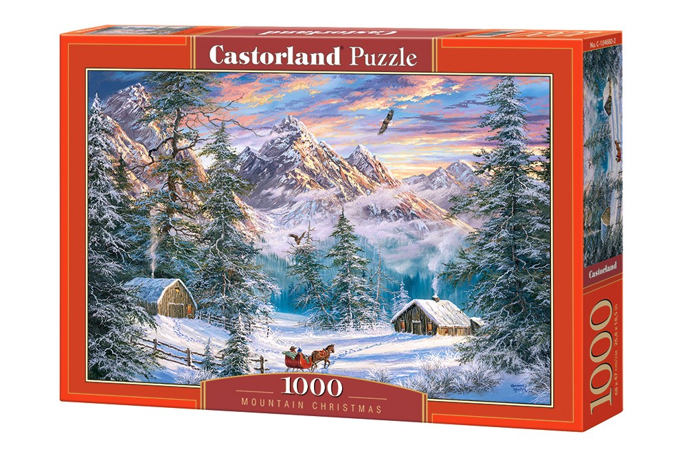 Puzzle Soirée de Noël 1010 en bois, 1 000 pieces