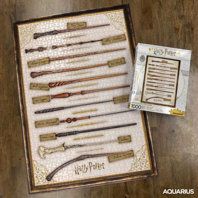 Puzzle Aquarius Harry Potter puzzle Baguettes magiques (1000 pièce