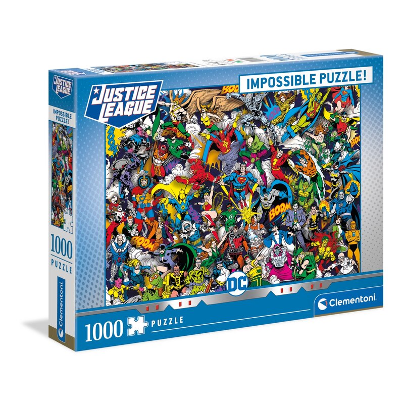 Puzzle Clementoni Impossible Puzzle 1000 pièces - DC Comics