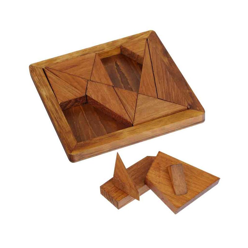Planche à puzzle en bois, Casse-tête
