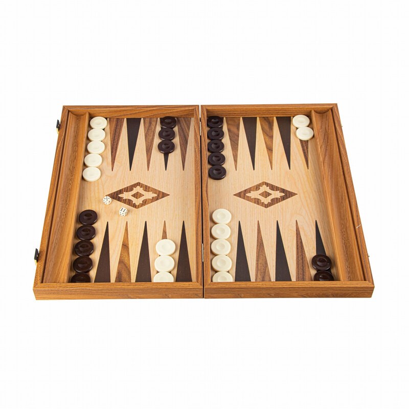 BACKGAMMON 30CM TYPE NOYER