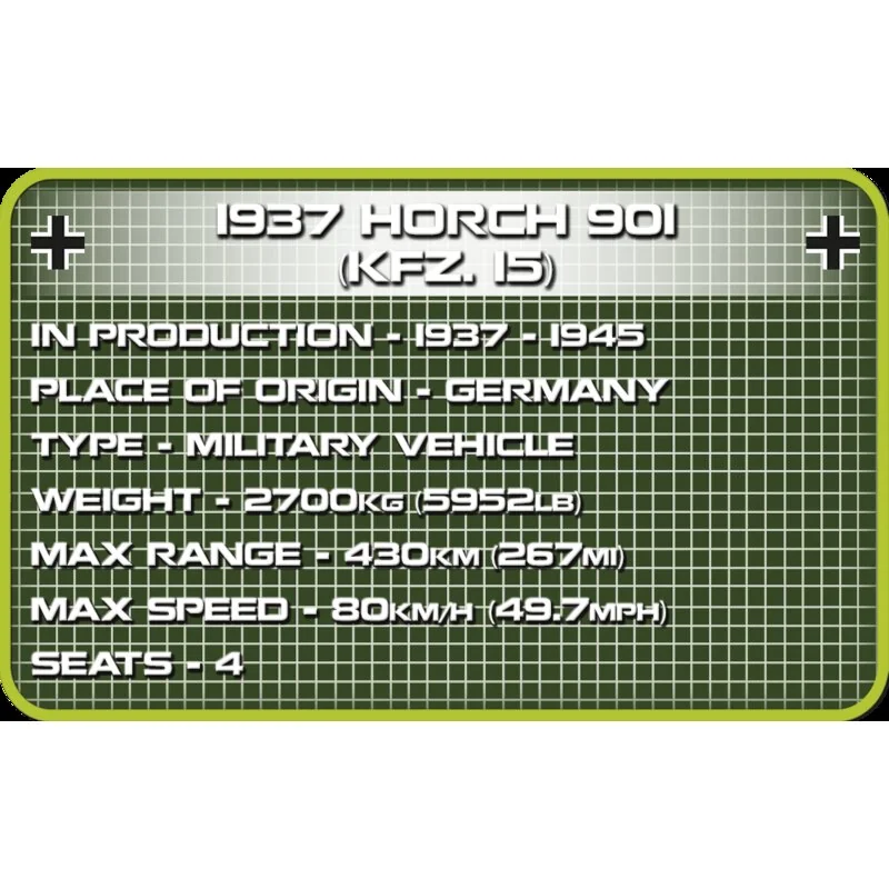 HC WWII/2256/1937 HORCH 901 (KFZ 15)
