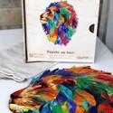 Puzzle en bois Le Lion Mozaïk