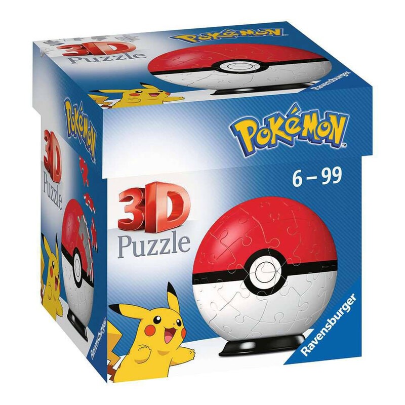 Puzzle Ravensburger Pokémon puzzle 3D Pokéballs: Classic (54 pièces)