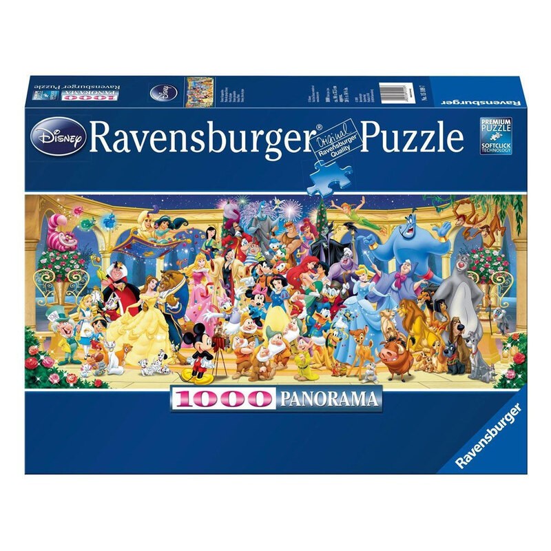 Puzzle Ravensburger Disney puzzle Panorama Photo de groupe (1000