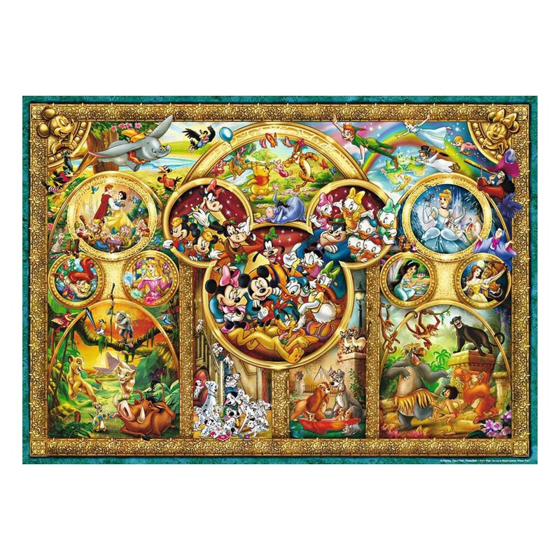 Puzzle Ravensburger Disney puzzle Les plus beaux thèmes Disney (1000 p