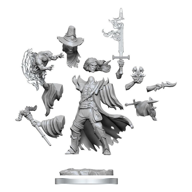 Dungeons & Dragons Frameworks miniature Model Human Warlock Male