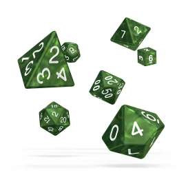 Oakie Doakie Dice dés RPG-Set Marble - Vert (7)