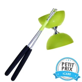 SET DIABOLO + BAGUETTES ALU Vert