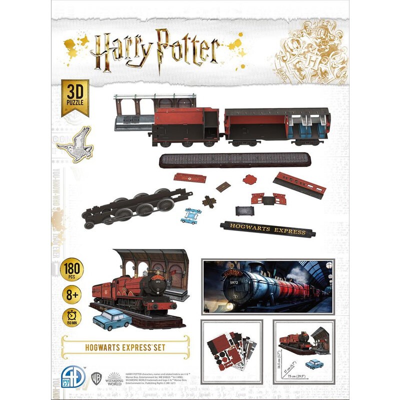 4D Build Build-4D, Château de Poudlard 209 pièces, Cadeaux Harry Potter, Décoration de Table, Jouets de Construction