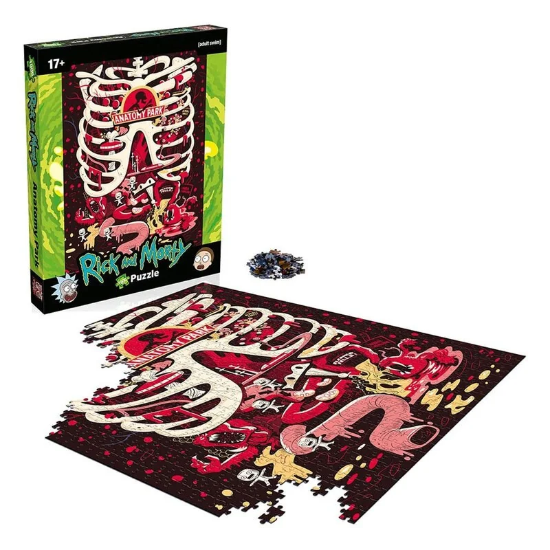 Rick et Morty Puzzle Anatomy Park (1000 pièces)