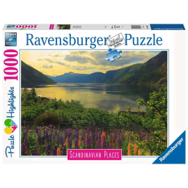 Puzzle 1000 p - Fjord en Norvège (Puzzle Highlights)