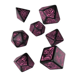 Call of Cthulhu 7ème édition pack dés Black & Magenta (7)