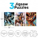 DC COMICS HEROES 500PCS PUZZLE SET (3)