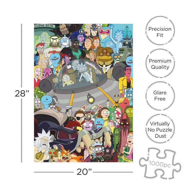 RICK&MORTY 1000PCS PUZZLE