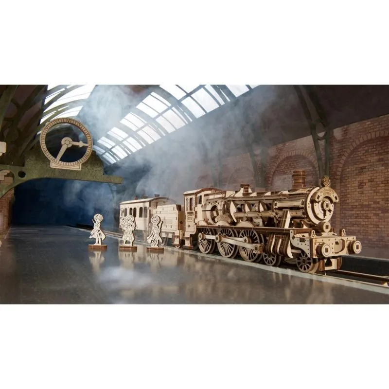 UGEARS Modèles mécaniques: HOGWARTS™ EXPRESS 90,5x12,5x10cm, 504 pièces