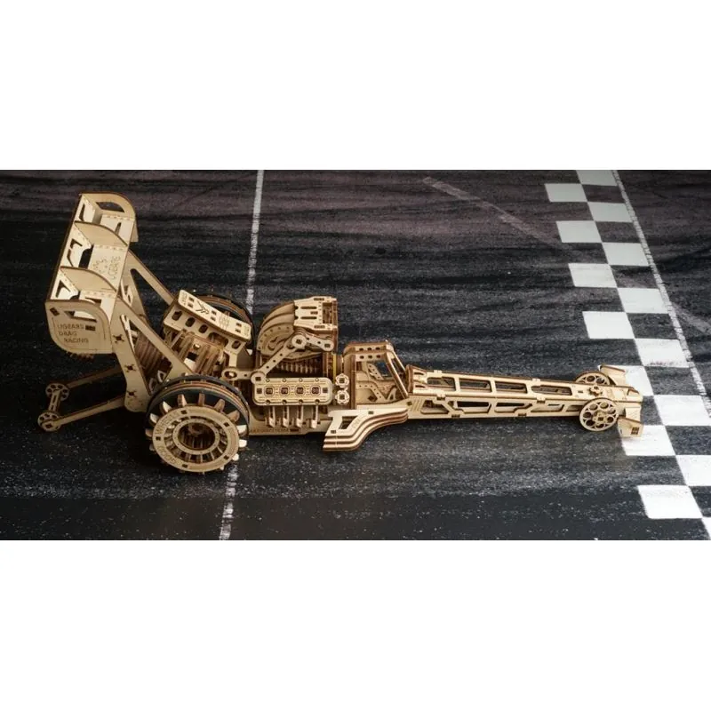 UGEARS Modèles mécaniques: TOP FUEL DRAGSTER 39x12x13cm