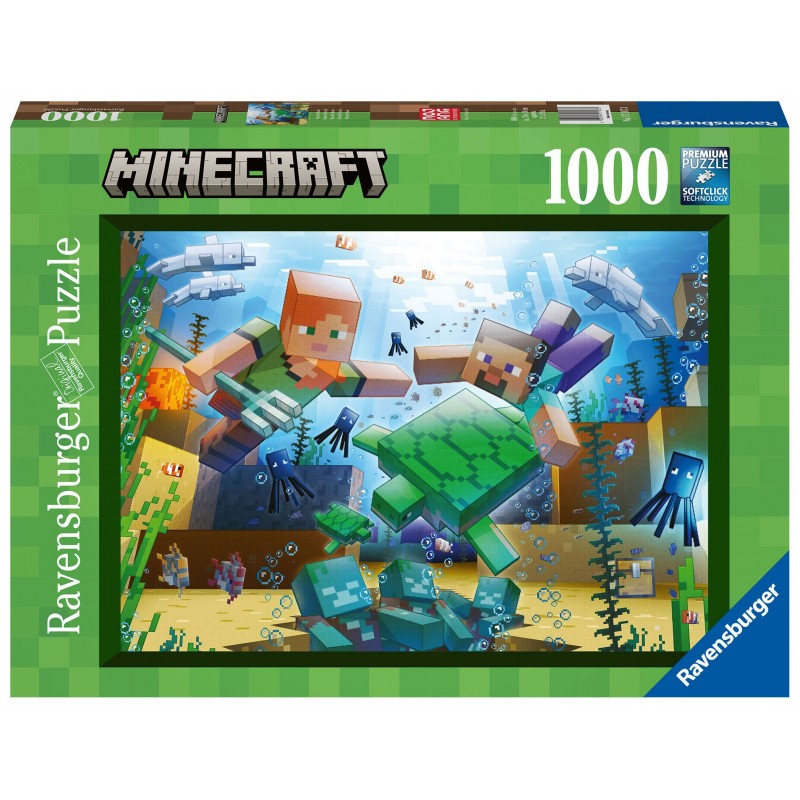 Puzzle Ravensburger Minecraft puzzle Minecraft Mosaic (1000 pièces)
