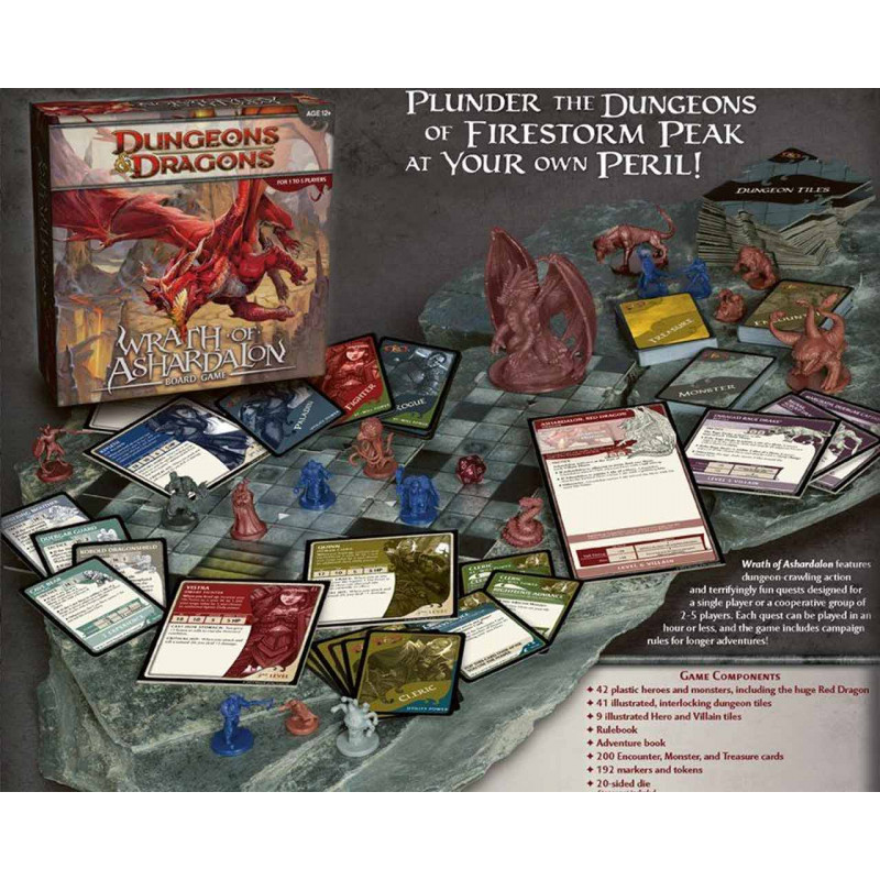 Dungeons & Dragons-Wrath Of Ashardalon-Board Game