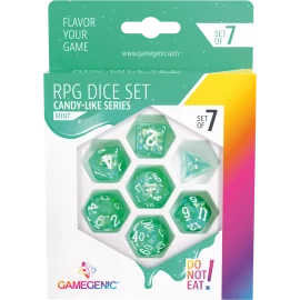 Candy-like Series -Mint- Set de 7 Dés JDR