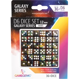 Galaxy Series -Mars- Set de 36 Dés de 6 - 12mm