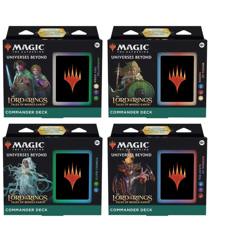 MTG Lord of the Rings Commander Deck Box (4) Eng