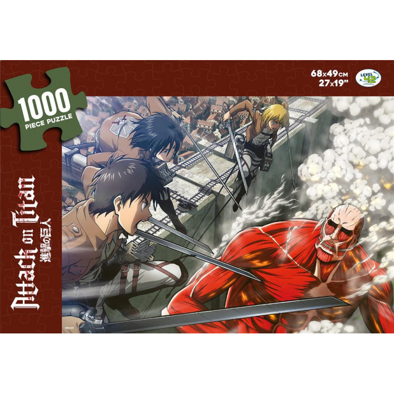 Puzzle 1000 Pcs : L'Attaque Des Titans