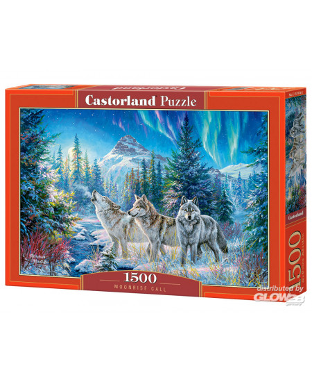 Puzzle Castorland Loup loup, puzzle 500 pièces avec 1001puzzles (Réf.-52431)