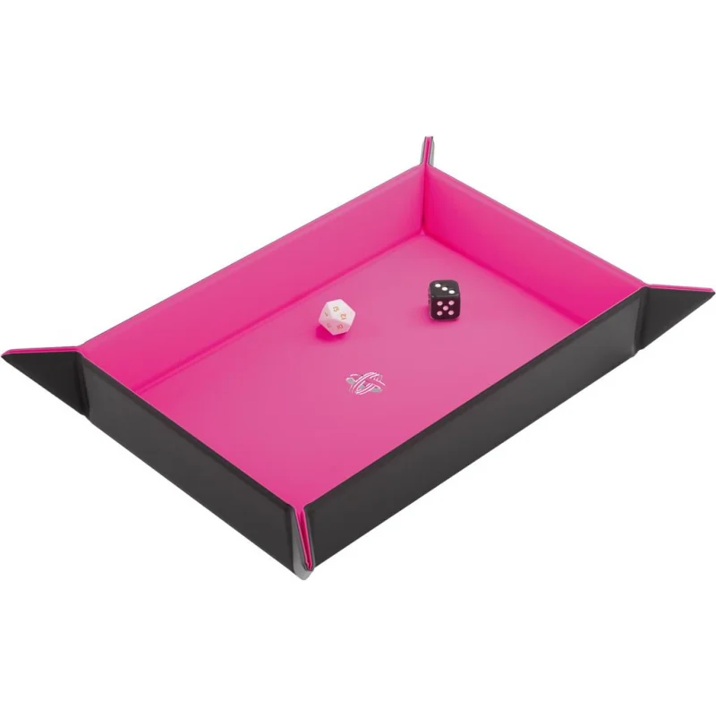 GG : Magnetic Dice Tray Rectangular Black/Pink