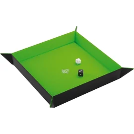 GG : Magnetic Dice Tray Square Black/Green