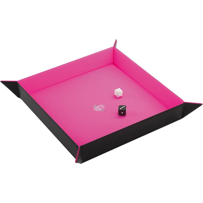 GG : Magnetic Dice Tray Square Black/Pink