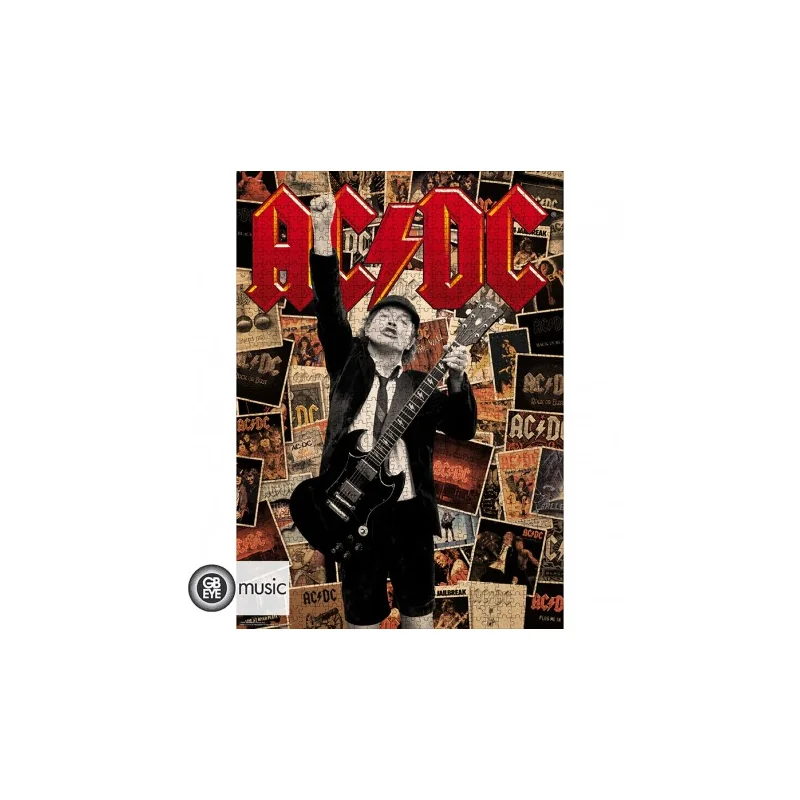 AC/DC - Puzzle 1000 pièces - Angus Collage