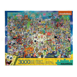 Bob l'éponge SpongeBob SquarePants Bikini Bottom Puzzle (3000 pièces)