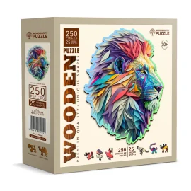 Wooden City Puzzle: MODERN LION 250/25, en bois, 8+