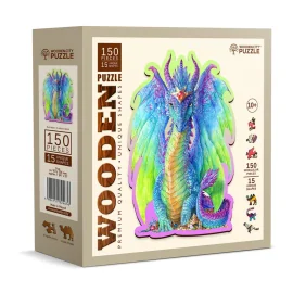 Wooden City Puzzle: MAGNFICENT DRAGON 150/15, en bois, 8+