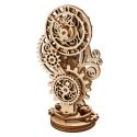 UGEARS Modèles Mécaniques: ENGRENAGES 8x13,5x5,3cm, 40 pièces, temps de montage 1h, boîte 20,3x9,2x1,4cm, en bois, 8+