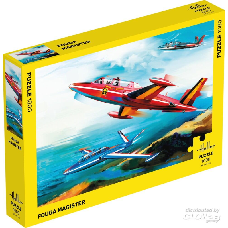 Puzzle Fouga Magister 1000 pièces